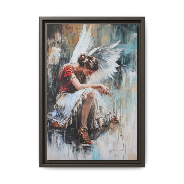Angel Wings Framed Canvas Art, Inspirational Wall Decor for Home, Serenity Artwork, Gift for Her, Boho Chic Decor, Angel Art Print - Image 41
