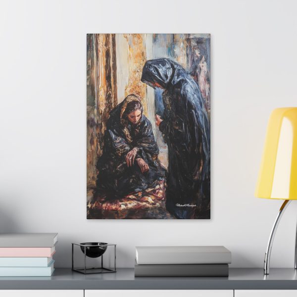 Emotive Stretched Canvas Art, Inspirational Wall Decor for Home, Unique Gifts for Art Lovers, Spiritual Gallery Wall Piece, Elegant [...] - Image 11