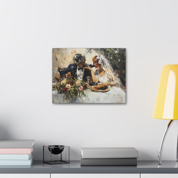 Romantic Wedding Canvas Art, Perfect for Home Decor, Anniversary Gift, Wedding Gift, Love Wall Art, Canvas Painting - Image 3