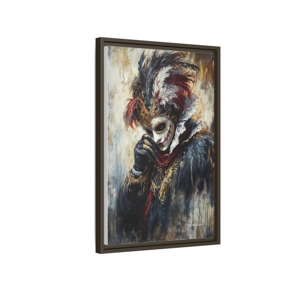 Matte Canvas Wall Art, Multi-color Framed Artwork, Gothic Home Decor, Mysterious Masquerade Print, Unique Gift for Art Lovers - Image 54