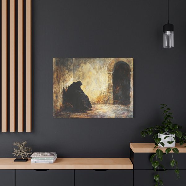 Classic Canvas Wall Art, Elegant Home Decor, Contemplative Painterly Print, Soulful Gallery Artwork, Unique Gift Idea - Image 8