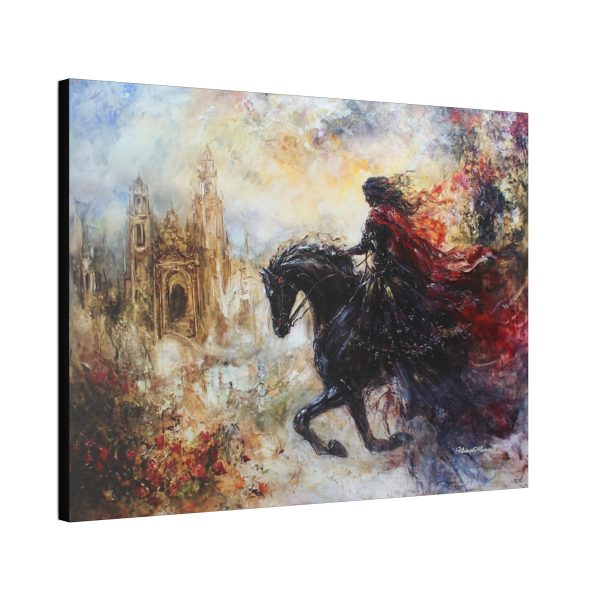 Canvas Wall Art Print, Horse and Rider, Abstract Art, Bohemian Decor, Gothic Art, Home Decor, Gift for Horse Lovers - Image 6