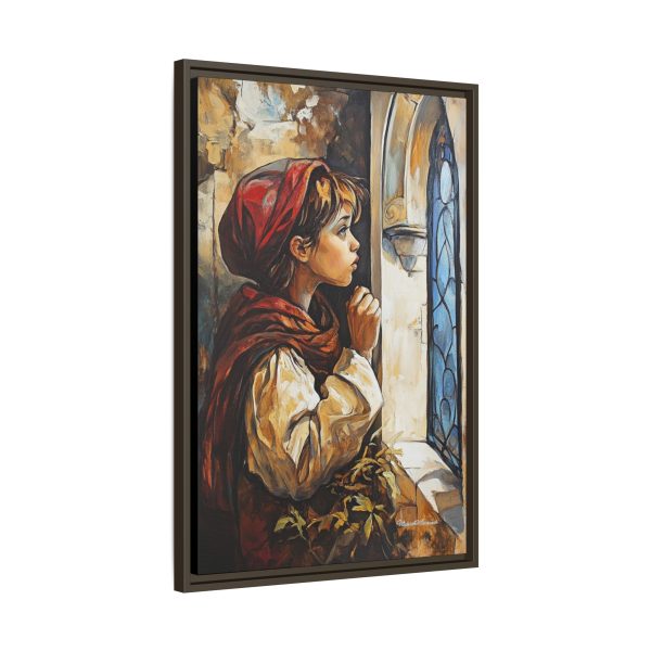 Framed Matte Canvas Art Print - Dreamy Girl in Red Hood, Wall Decor, Unique Gift, Home Aesthetics, Art for Living Room, Bedroom Decor - Image 14