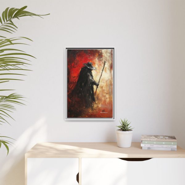 Mysterious Framed Canvas Art, Gothic Wall Decor, Dark Fantasy Art, Home Aesthetic, Unique Gift for Art Lovers, Halloween Decor - Image 59