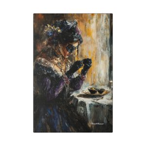 Elegant Art Canvas Print, Vintage Wall Decor, Glamorous Home Accent, Unique Gift for Art Lovers, Enchanting Interior Decoration