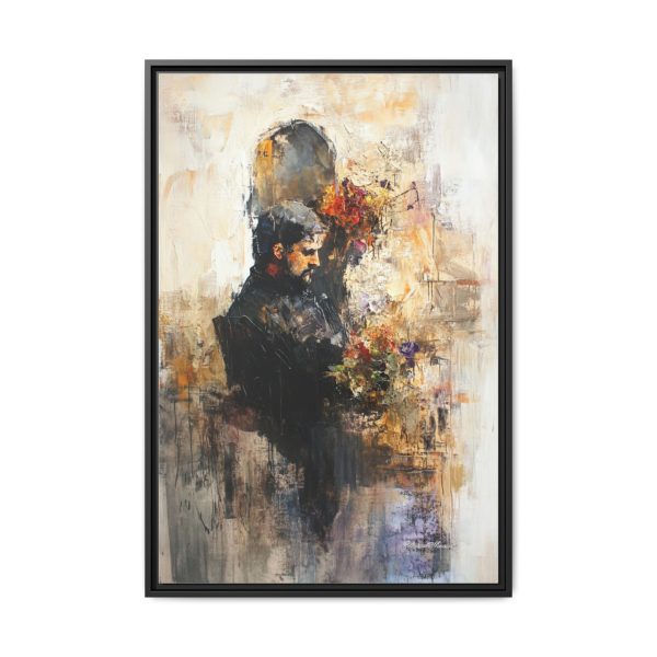 Framed Canvas Art Print, Abstract Wall Decor, Elegant Home Accent, Gift for Art Lovers, Gallery Wall Piece, Contemporary Design - Image 5