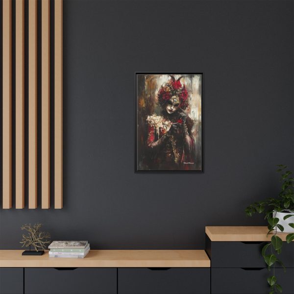 Gothic Art Print, Wall Decor, Unique Framed Artwork, Vibrant Canvas, Home Decoration, Halloween Vibes, Boho Chic - Image 4