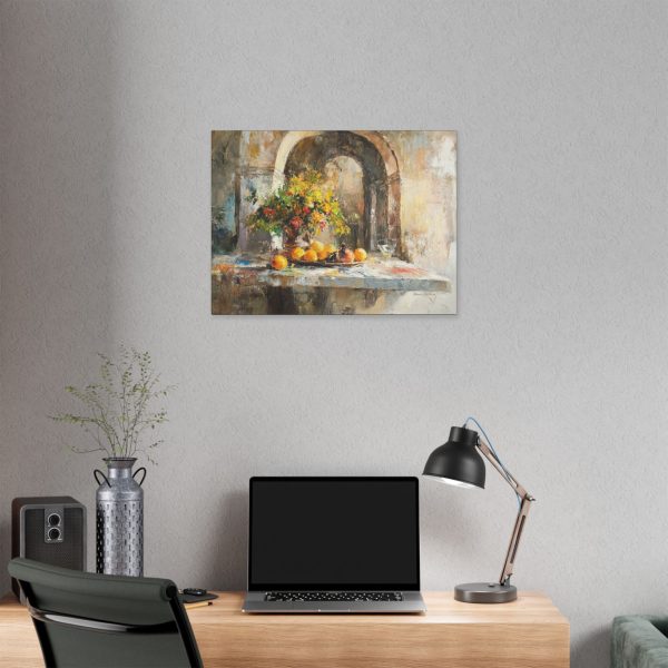 Vibrant Floral Canvas Wall Art, Modern Home Decor, Kitchen Artwork, Gift for Art Lovers, Elegant Living Room Accent, Unique Home Design - Image 8