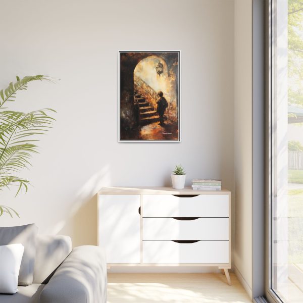Framed Matte Canvas Art - Enigmatic Stairs Artwork, Home Decor, Wall Art, Living Room Aesthetic, Unique Gift, Art Lovers Decoration - Image 27