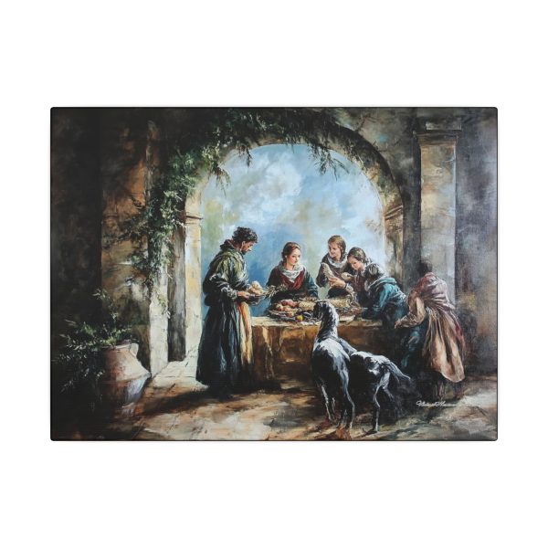 Artistic Canvas Wall Art, Stretched Canvas Print, Home Decor, Vintage Scene, Gift for Art Lovers, Gallery Wall