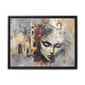 Abstract Framed Canvas Art, Multi-color Wall Decor, Contemporary Art, Home Decorations, Creative Gift Idea, Living Room Art