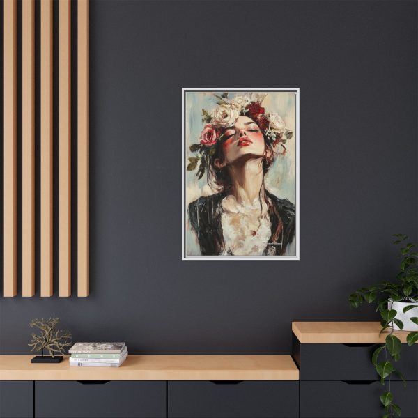 Floral Portrait Canvas Art Print, Boho Wall Décor, Feminine Home Accent, Gift for Her, Flower Lover's Art - Image 28