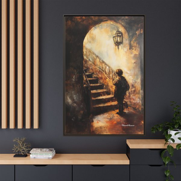 Framed Matte Canvas Art - Enigmatic Stairs Artwork, Home Decor, Wall Art, Living Room Aesthetic, Unique Gift, Art Lovers Decoration - Image 68