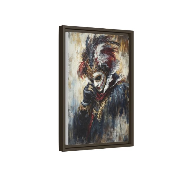 Matte Canvas Wall Art, Multi-color Framed Artwork, Gothic Home Decor, Mysterious Masquerade Print, Unique Gift for Art Lovers - Image 42
