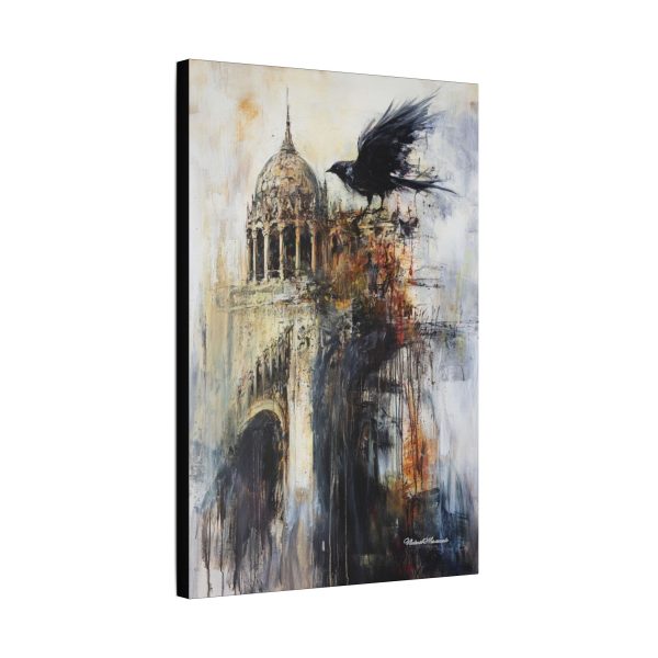 Urban Raven Canvas Art, Modern Wall Decor, Bird Canvas, Nature Artwork, Home Aesthetic, Gift for Bird Lovers - Image 14
