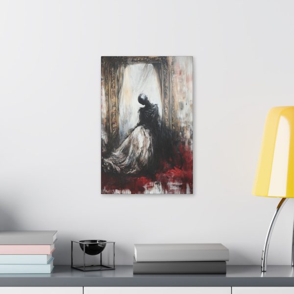 Moody Art Canvas Print, Gothic Wall Decor, Halloween Home Accent, Dark Aesthetic Artwork, Unique Gift for Art Lovers - Image 7