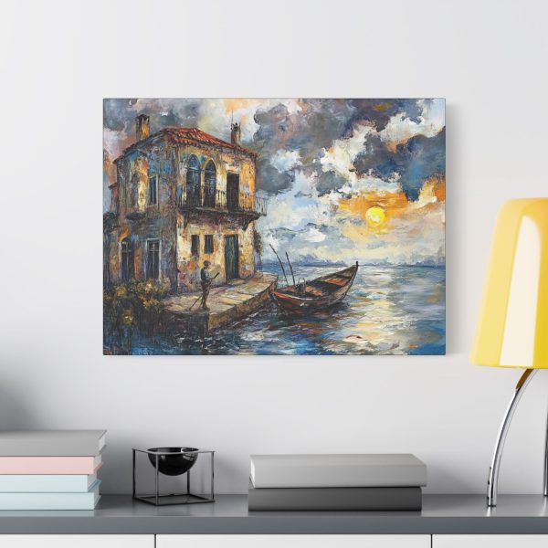 Stretched Canvas Art, Sunset Seascape Wall Decor, Coastal Home Decoration, Nautical Theme Artwork, Gift for Art Lovers - Image 11