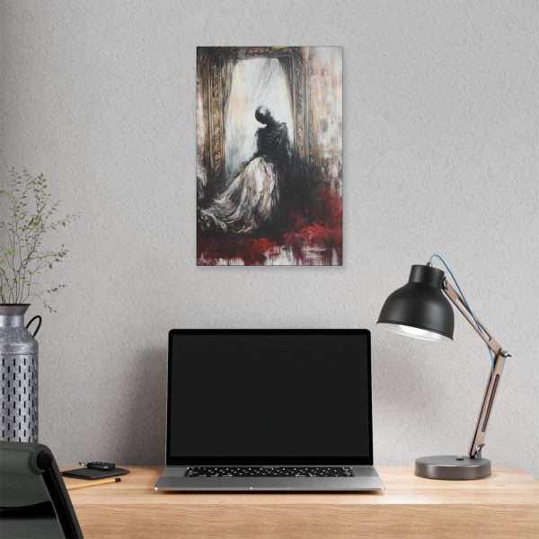 Moody Art Canvas Print, Gothic Wall Decor, Halloween Home Accent, Dark Aesthetic Artwork, Unique Gift for Art Lovers - Image 8