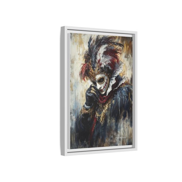 Matte Canvas Wall Art, Multi-color Framed Artwork, Gothic Home Decor, Mysterious Masquerade Print, Unique Gift for Art Lovers - Image 46