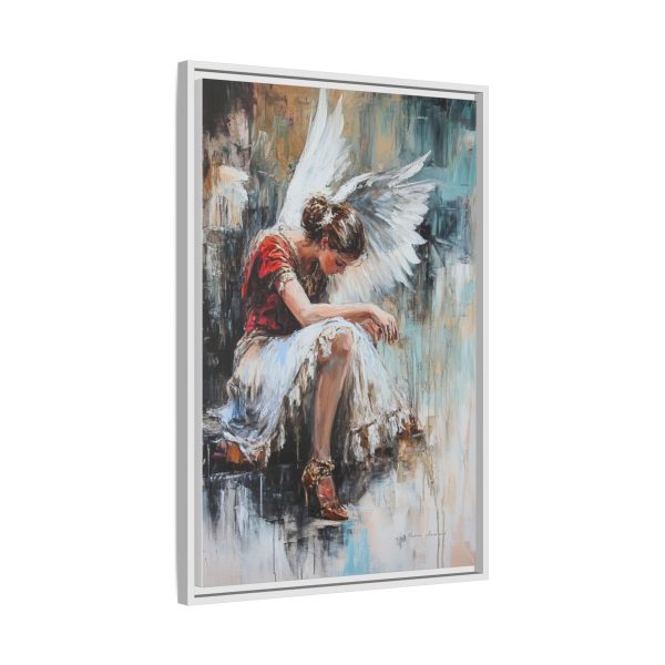 Angel Wings Framed Canvas Art, Inspirational Wall Decor for Home, Serenity Artwork, Gift for Her, Boho Chic Decor, Angel Art Print - Image 18