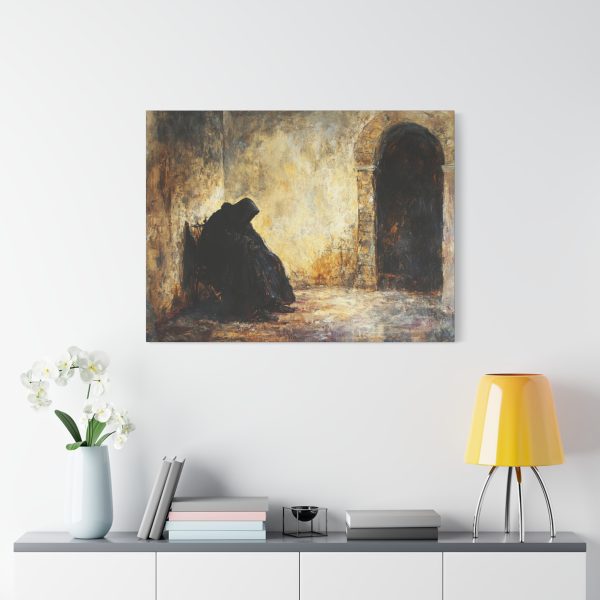 Classic Canvas Wall Art, Elegant Home Decor, Contemplative Painterly Print, Soulful Gallery Artwork, Unique Gift Idea - Image 7