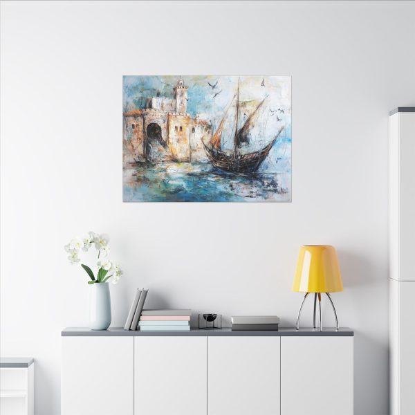 Abstract Coastal Canvas Art Print, Nautical Wall Decor, Maritime Artwork, Ocean Landscape Picture, Beach House Decoration - Image 20