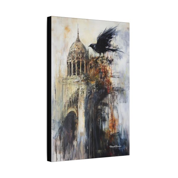 Urban Raven Canvas Art, Modern Wall Decor, Bird Canvas, Nature Artwork, Home Aesthetic, Gift for Bird Lovers - Image 10
