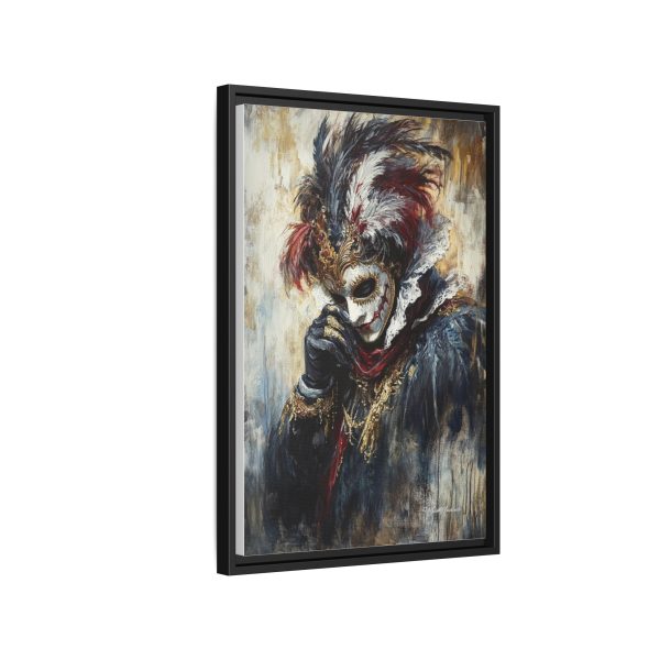 Matte Canvas Wall Art, Multi-color Framed Artwork, Gothic Home Decor, Mysterious Masquerade Print, Unique Gift for Art Lovers - Image 50