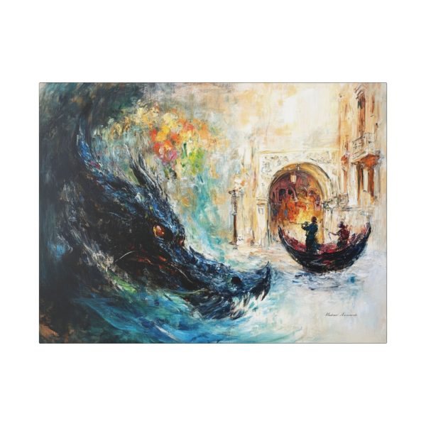 Vibrant Dragon Canvas Art Print, Decorative Wall Decor, Fantasy Artwork, Home Office Wall Art, Gift for Fantasy Lovers - Image 5