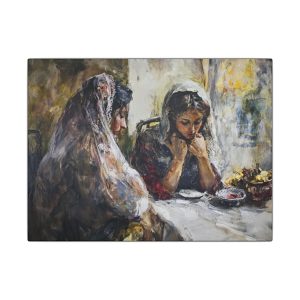 Elegant Stretched Canvas Art for Home Decor, Affordable Wall Art, Gift for Art Lovers, Contemporary Art Print, Unique Artwork