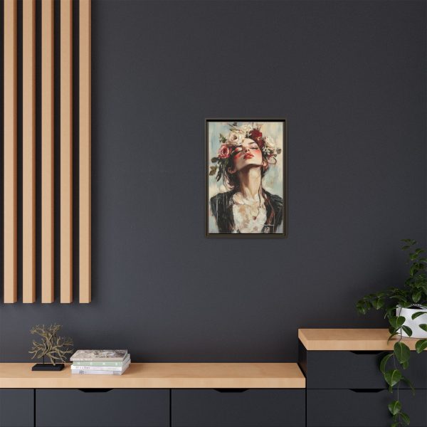 Floral Portrait Canvas Art Print, Boho Wall Décor, Feminine Home Accent, Gift for Her, Flower Lover's Art - Image 56