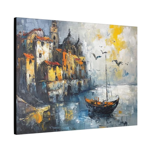 Satin Canvas Wall Art, Serene Coastal Landscape, Home Decor, Nautical Wall Art, Gift for Art Lovers, Contemporary Art - Image 18