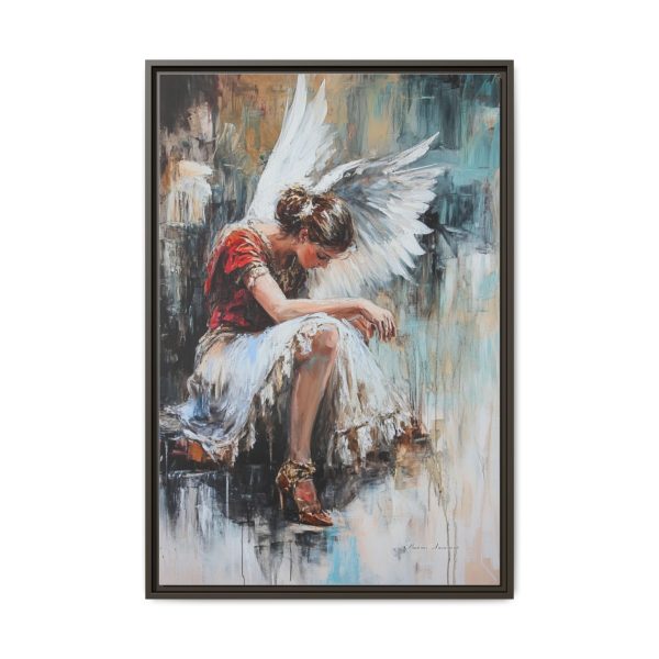 Angel Wings Framed Canvas Art, Inspirational Wall Decor for Home, Serenity Artwork, Gift for Her, Boho Chic Decor, Angel Art Print - Image 21