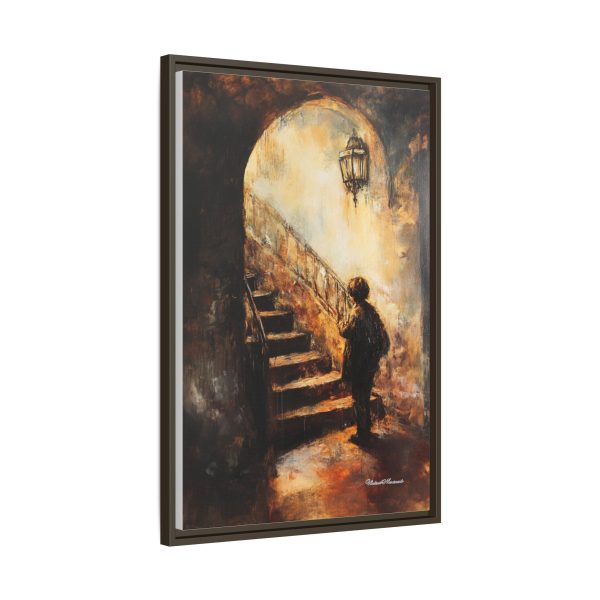 Framed Matte Canvas Art - Enigmatic Stairs Artwork, Home Decor, Wall Art, Living Room Aesthetic, Unique Gift, Art Lovers Decoration - Image 14