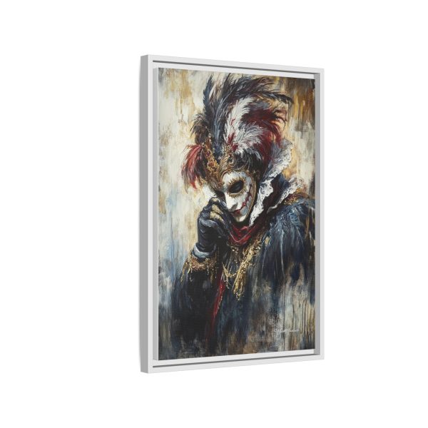 Matte Canvas Wall Art, Multi-color Framed Artwork, Gothic Home Decor, Mysterious Masquerade Print, Unique Gift for Art Lovers - Image 58