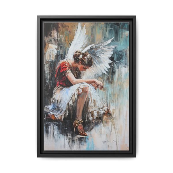 Angel Wings Framed Canvas Art, Inspirational Wall Decor for Home, Serenity Artwork, Gift for Her, Boho Chic Decor, Angel Art Print - Image 37
