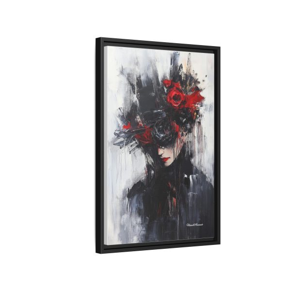 Framed Wall Art, Matte Canvas Print, Abstract Art, Home Decor, Gift for Art Lovers, Black and Red Aesthetic - Image 50