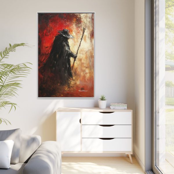 Mysterious Framed Canvas Art, Gothic Wall Decor, Dark Fantasy Art, Home Aesthetic, Unique Gift for Art Lovers, Halloween Decor - Image 71