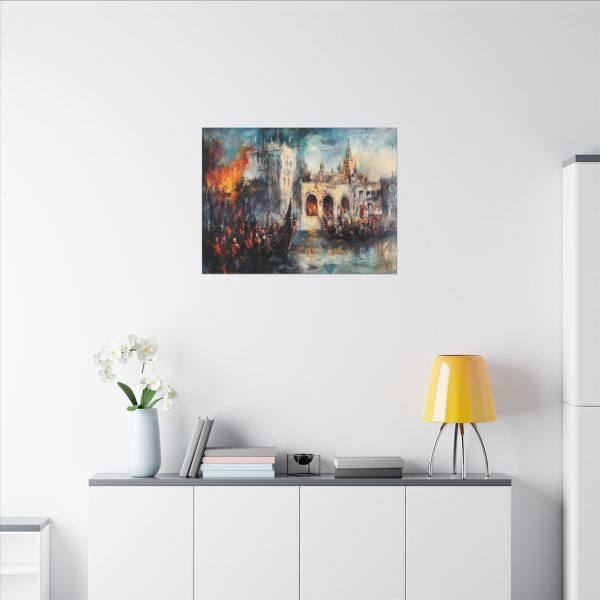 Vibrant Art Canvas Print, Stretched Wall Decor, Modern Home Aesthetic, Unique Gift for Art Lovers, Perfect for Living Room, Office - Image 16