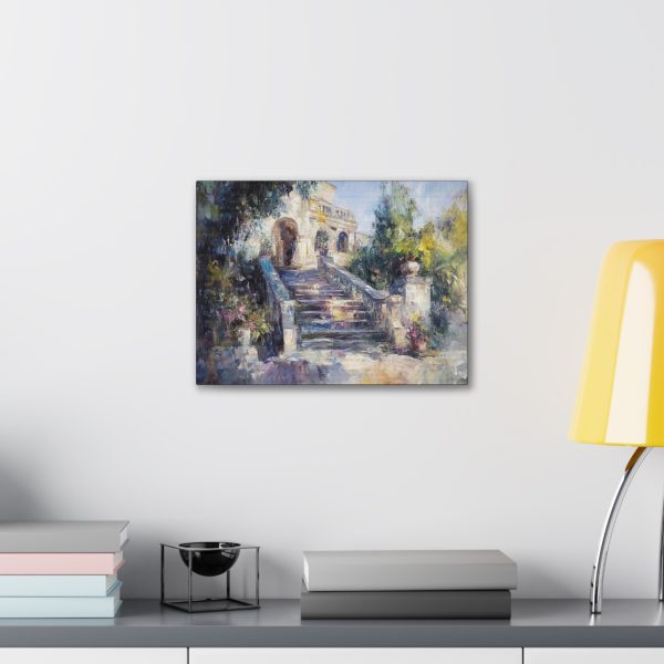 Vibrant Canvas Wall Art, Abstract Nature Painting, Home Decor, Colorful Landscape Print, Gift for Art Lovers, Living Room Decor - Image 3