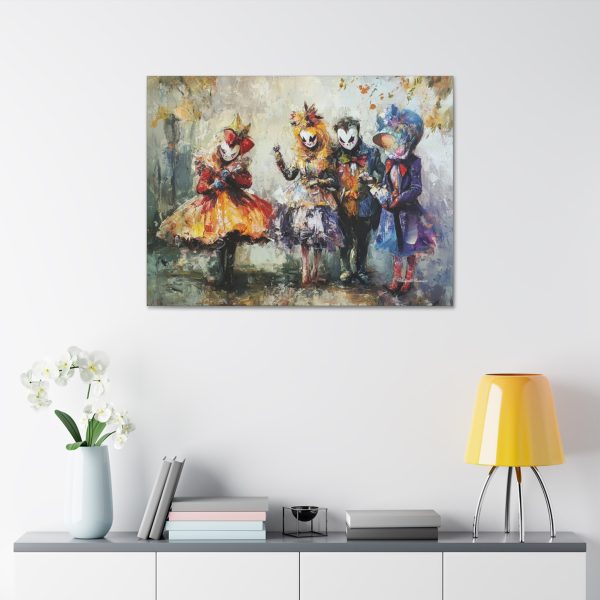 Canvas Wall Art, Whimsical Masquerade Art, Colorful Home Decor, Unique Gift Idea, Carnival Celebration Art - Image 7
