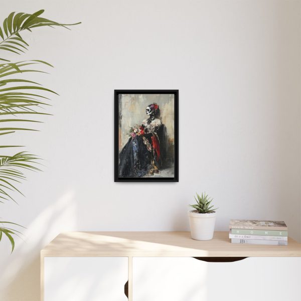 Framed Art Print - Day of the Dead Decor, Colorful Bone Lady Wall Art, Gothic Home Decor, Unique Gift for Holidays - Image 39