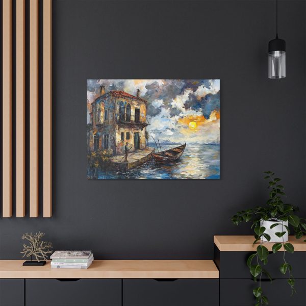 Stretched Canvas Art, Sunset Seascape Wall Decor, Coastal Home Decoration, Nautical Theme Artwork, Gift for Art Lovers - Image 20