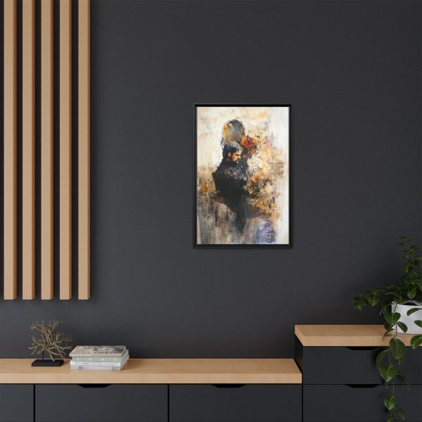 Framed Canvas Art Print, Abstract Wall Decor, Elegant Home Accent, Gift for Art Lovers, Gallery Wall Piece, Contemporary Design - Image 4