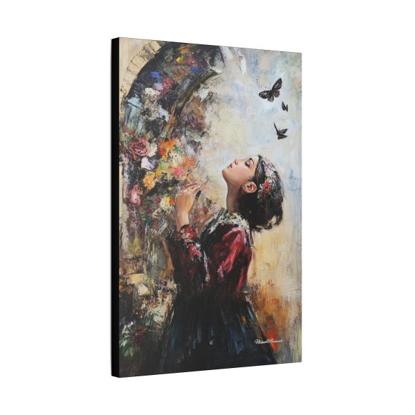 Whimsical Butterfly Canvas Art, Flower Wall Decor, Home Aesthetic, Gift for Art Lovers, Bohemian Style, Nature Inspired Decor - Image 14