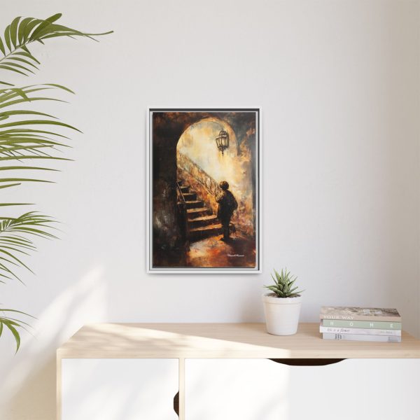Framed Matte Canvas Art - Enigmatic Stairs Artwork, Home Decor, Wall Art, Living Room Aesthetic, Unique Gift, Art Lovers Decoration - Image 59