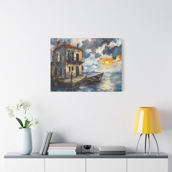 Stretched Canvas Art, Sunset Seascape Wall Decor, Coastal Home Decoration, Nautical Theme Artwork, Gift for Art Lovers - Image 15