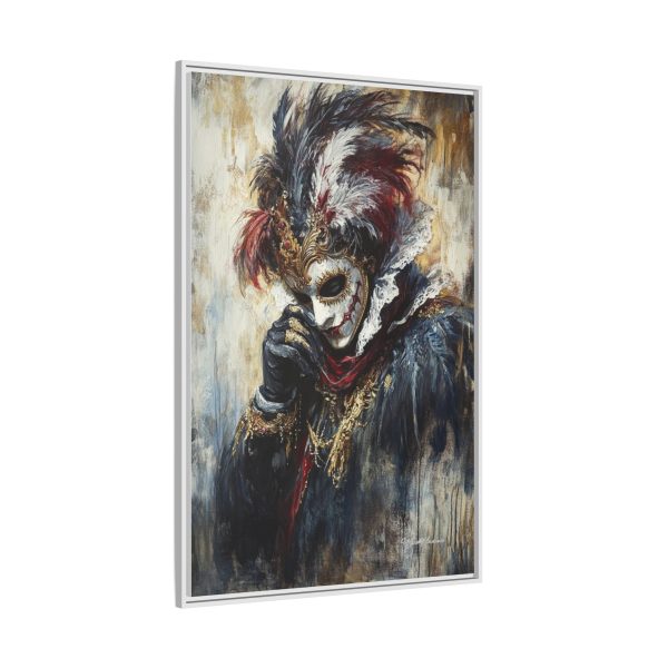 Matte Canvas Wall Art, Multi-color Framed Artwork, Gothic Home Decor, Mysterious Masquerade Print, Unique Gift for Art Lovers - Image 34