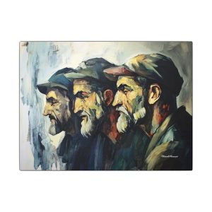 Canvas Wall Art - Vintage Fishermen Portraits, Home Decor, Gallery Wall, Gift for Him, Nautical Art