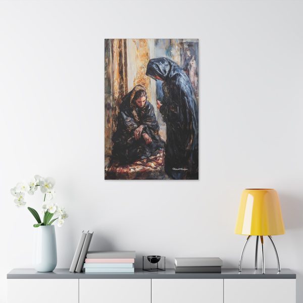 Emotive Stretched Canvas Art, Inspirational Wall Decor for Home, Unique Gifts for Art Lovers, Spiritual Gallery Wall Piece, Elegant [...] - Image 19